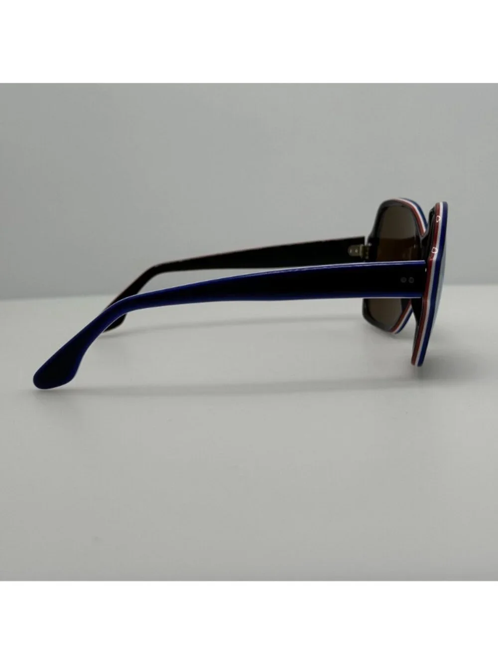 Unbranded Sunglasses Vintage Retro Ski Red White Blue
